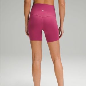 Lululemon Align Hi-Rise 6” Short Pink Lychee